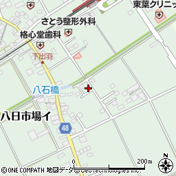 千葉県匝瑳市八日市場イ453-590周辺の地図