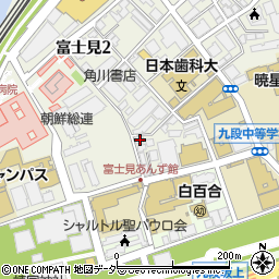 東京都千代田区富士見1丁目11-13周辺の地図