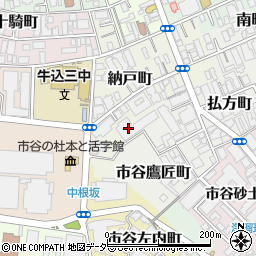 東京都新宿区納戸町39周辺の地図