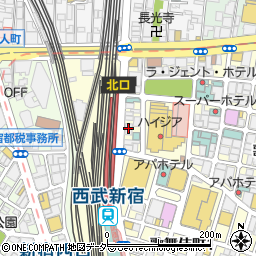 株式会社永谷　新宿営業所周辺の地図