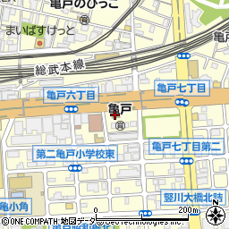 ファミリーマート亀戸六丁目店周辺の地図
