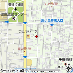 東京都小金井市東町4丁目13-31周辺の地図