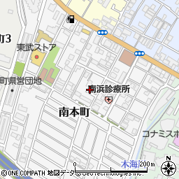 千葉県船橋市南本町9-4周辺の地図