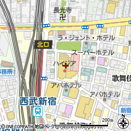 東京都健康プラザハイジア周辺の地図