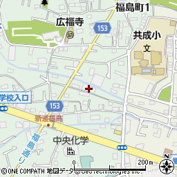福島会館周辺の地図