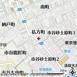 東京都新宿区払方町20周辺の地図