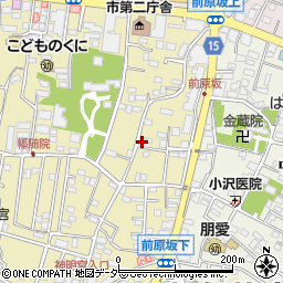 東京都小金井市前原町3丁目40-7周辺の地図