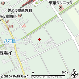 千葉県匝瑳市八日市場イ453-606周辺の地図