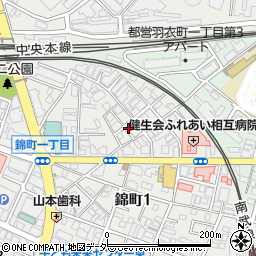 コムパーク立川錦町第４（軽専用）駐車場周辺の地図