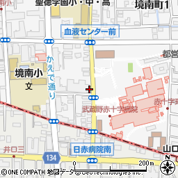 日本調剤武蔵野薬局周辺の地図