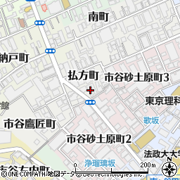東京都新宿区払方町22周辺の地図