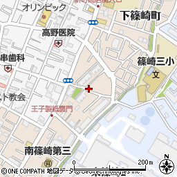 東京都江戸川区下篠崎町2周辺の地図