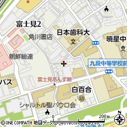 東京都千代田区富士見1丁目11-16周辺の地図