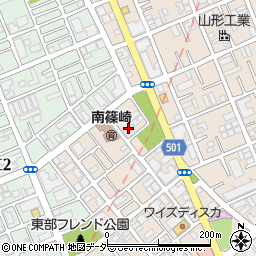 東京都江戸川区南篠崎町3丁目31-2周辺の地図