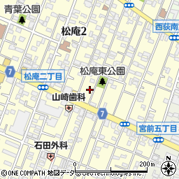 東京都杉並区松庵2丁目11-41周辺の地図