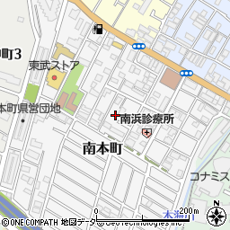 千葉県船橋市南本町9周辺の地図