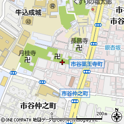 東京都新宿区市谷薬王寺町19周辺の地図