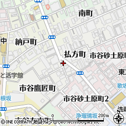 東京都新宿区払方町15周辺の地図