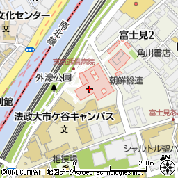 東京逓信病院周辺の地図