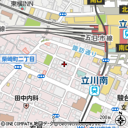 カーブス立川南口周辺の地図