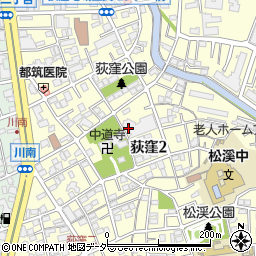 東京都杉並区荻窪2丁目周辺の地図