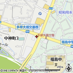 昭島警察署多摩大橋交番周辺の地図