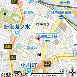 東京都千代田区神田淡路町2丁目周辺の地図