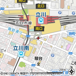 焼肉ホルモン たけ田 立川南口店周辺の地図