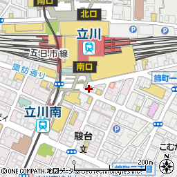 ドトールコーヒーショップ立川南口駅前店周辺の地図