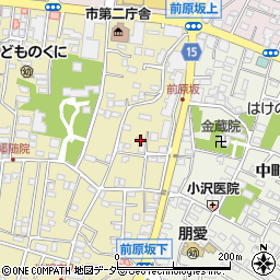 東京都小金井市前原町3丁目40-3周辺の地図