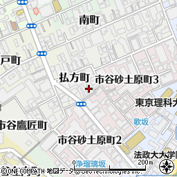 東京都新宿区払方町23周辺の地図