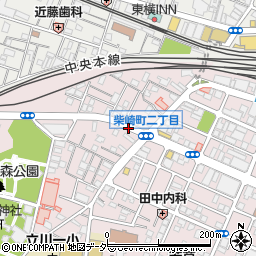 東京都立川市柴崎町2丁目周辺の地図