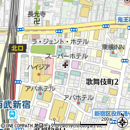 歌舞伎町 すし処菊地周辺の地図