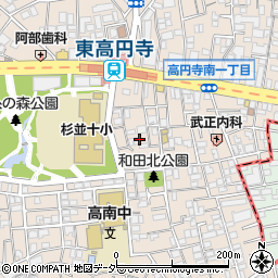 ベルエポック東高円寺Ａ棟周辺の地図