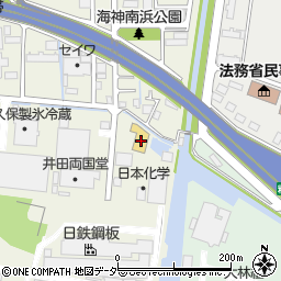 南関東ふそう船橋支店サービス周辺の地図