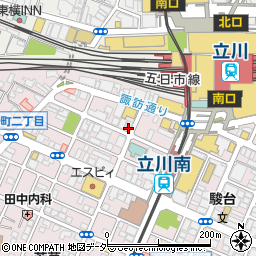ボディケアサロン・クリアハート・立川南口店周辺の地図