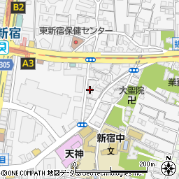 Ｔ－ＯＮＥ新宿周辺の地図