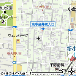 東京都小金井市東町4丁目16-26周辺の地図
