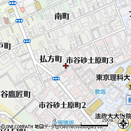 東京都新宿区払方町24周辺の地図