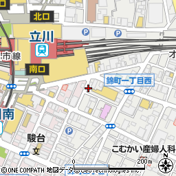 焼売のジョー 立川店周辺の地図