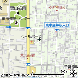 東京都小金井市東町4丁目13-16周辺の地図