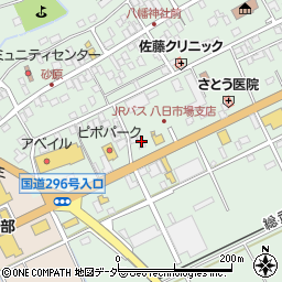 千葉県匝瑳市八日市場イ663-1周辺の地図