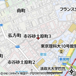 東京都新宿区市谷砂土原町3丁目周辺の地図