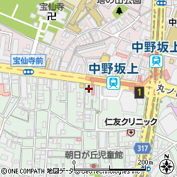 中野坂上ダイヤハイツ周辺の地図