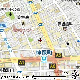 日高屋 神保町店周辺の地図