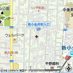 東京都小金井市東町4丁目16-25周辺の地図