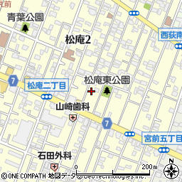 東京都杉並区松庵2丁目11-6周辺の地図