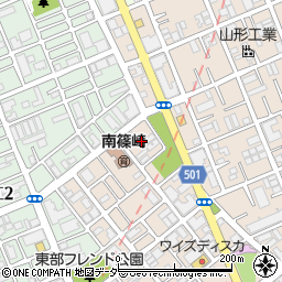 東京都江戸川区南篠崎町3丁目31周辺の地図