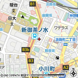 東京都千代田区神田駿河台3丁目6周辺の地図