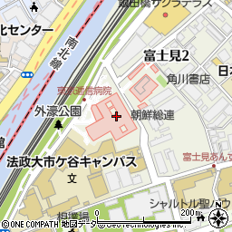 日本調剤東京逓信病院前薬局周辺の地図
